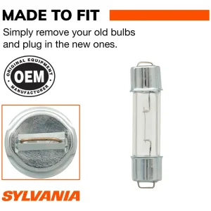 SYLVANIA 578 Long Life Incandescent Mini Bulb (Pack of 2) – 578LLBP - view 2