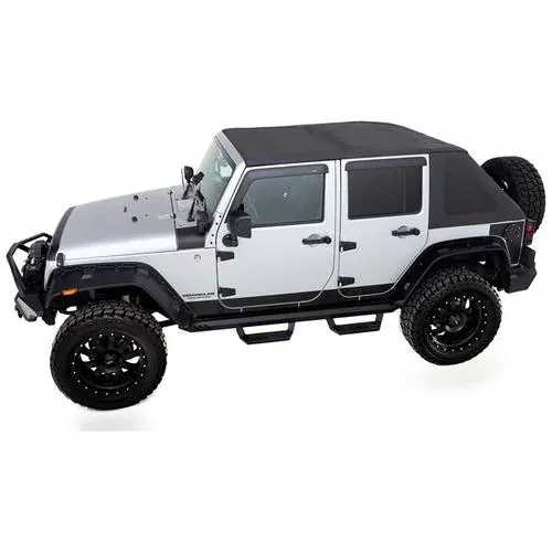 Rampage TrailView Black Diamond Convertible Top – 139935