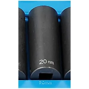 Grey Pneumatic 1/2″ Drive x 20mm Deep – 12 Point Socket (2120MD)