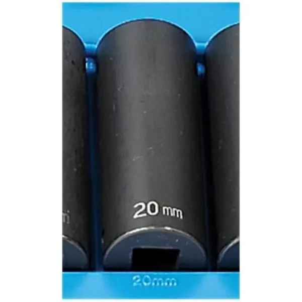 Grey Pneumatic 1/2″ Drive x 20mm Deep – 12 Point Socket (2120MD)