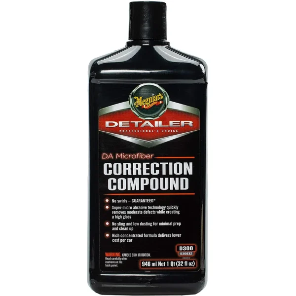 Meguiars D30032 DA Microfiber Correction Compound – 32 Oz.