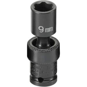 Grey Pneumatic 1/4″ Surface Drive x 9mm Standard Univ. Socket (909UMS)