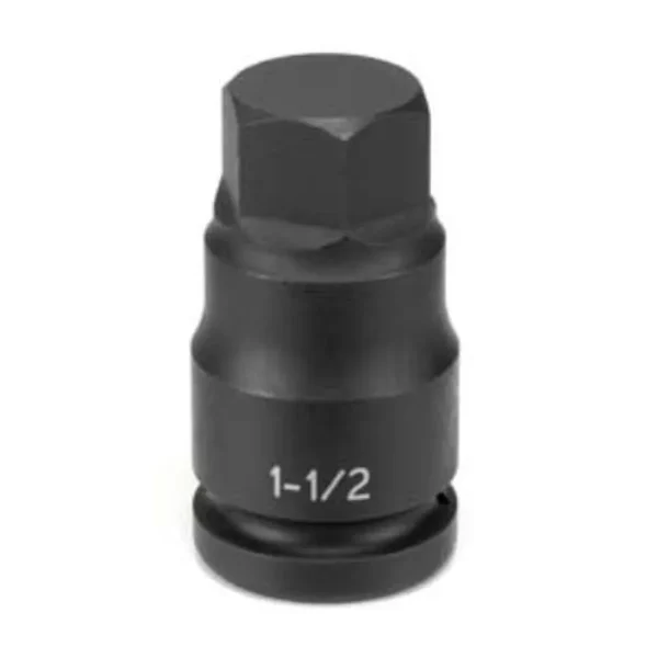 Grey Pneumatic 1″ Drive 1-1/2″ Hex Driver Socket (4948F)