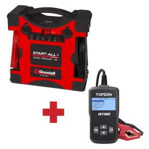 Goodall JP-12-10000 12V Lithium Cobalt 10,000 Amp Jump Pack (JP-12-10000) + Free Tool