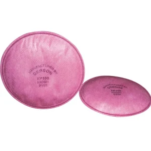 Gerson Company XP100 P100 Particulate Filter Pancake Disc, 2-Pack
