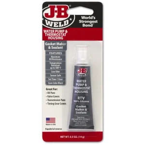 JB Weld Water Pump & Thermostat Housing RTV Sealant, Grey (32507)