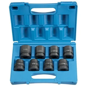 Grey Pneumatic 1″ Drive 8-piece Standard Set (9108)