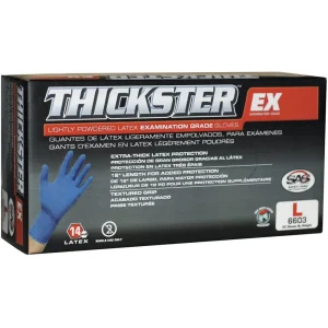 SAS Safety 6604 Thickster Exam Grade Disposable Gloves – XL