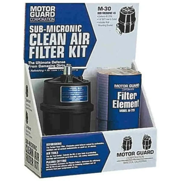 Motor Guard Clean Air Filter Kit with Sub-Micronic Filtration System (M-45-KIT)