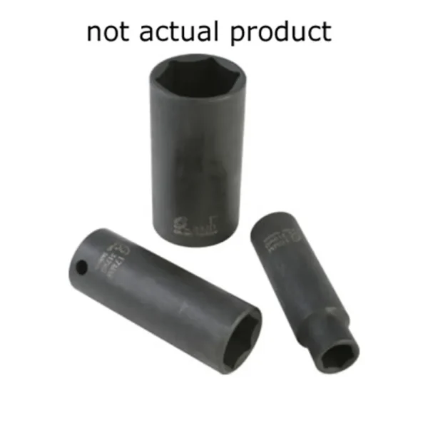 Sunex 3/8″ Drive 21mm Deep Impact Socket for Heavy-Duty Use (321MD)