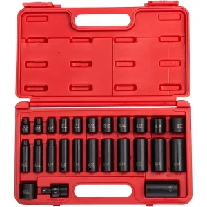 Sunex 3/8″ Drive 25 Piece SAE Master Impact Socket Set (3325) - view 2