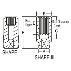 Grey Pneumatic 3/4″ Drive 1-1/8″ 8-Point Deep Impact Socket (3536SD) - view 2