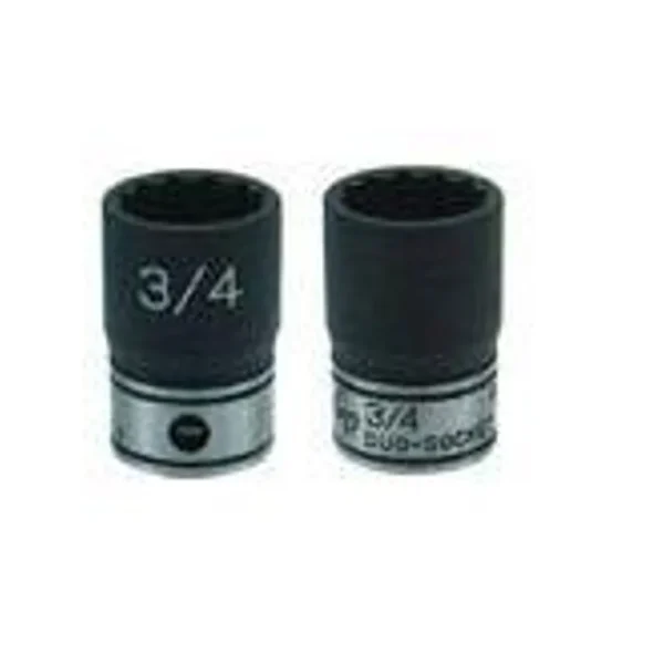 Grey Pneumatic 1/2″ Drive 3/8″ 6-Point Sae Deep Socket (82012D)