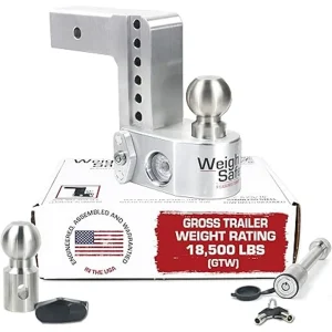 Weigh Safe 6″ Drop Hitch w/ 2.5″ Shank & Keyed Alike Lock (WSFWS6-2.5-KA)