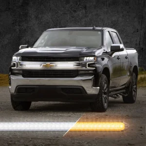 XKGLOW Universal Switchback LED Grill Light Bar, Animated Startup & Sequential Turn Signals