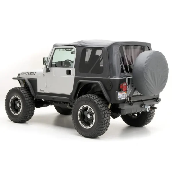 Smittybilt 97-06 Wrangler TJ Replacement Soft Top w/Tinted Windows – Black Diamond (SMB9970235)