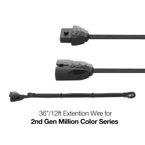 XKGLOW 3-Pin Million Color LED Extension Wire (XK-3P-WIRE-12FT, XK-3P-WIRE-36)