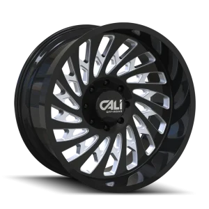 Cali Off-Road Switchback 9108 Gloss Black Milled Wheels