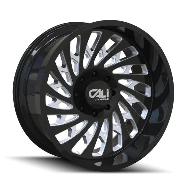 Cali Off-Road Switchback 9108 Gloss Black Milled Wheels