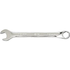 SK Tools 10 Mm 6 Point Metric Regular Combination Chrome Wrench (88360)