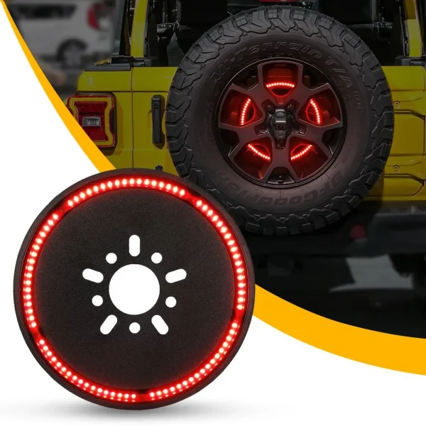 Race Sport 2018+ Jeep Wrangler JL 3rd Brake Light LED 5th Wheel Mount (1007078)