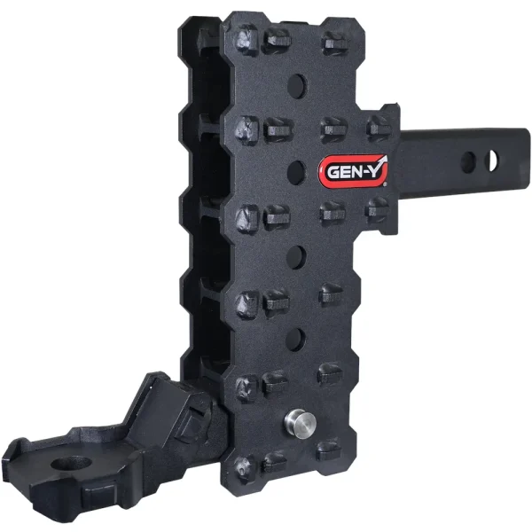 Gen-Y Hitch PHANTOM-X 2″ Hollow Shank 7″ Offset Drop .7K TW 7K Hitch & GH-13051X Platinum Ball Mount (GH-13155X)