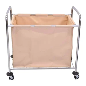 Luxor Workspaces Laundry Cart With Steel Frame And Canvas (HL14) - view 3