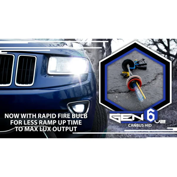 Race Sport H11B 5K Single Beam HID Replacement Bulbs (1007098)