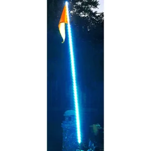 Race Sport 5ft LED ATV/Jeep Whip Flag Pole 5050 SMD LED Blue (1005350)