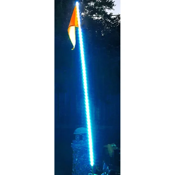Race Sport 5ft LED ATV/Jeep Whip Flag Pole 5050 SMD LED Blue (1005350)