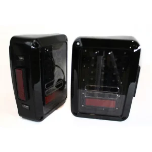 Race Sport Jeep Wrangler 8W/250LM LED Black Tail Light Replacements (1005213)