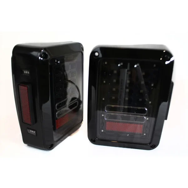 Race Sport Jeep Wrangler 8W/250LM LED Black Tail Light Replacements (1005213)
