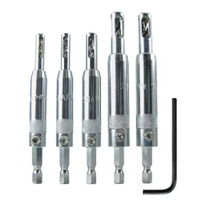 Snappy Tools Hinge Bit Set Hss Hex 5 Pieces (40050)