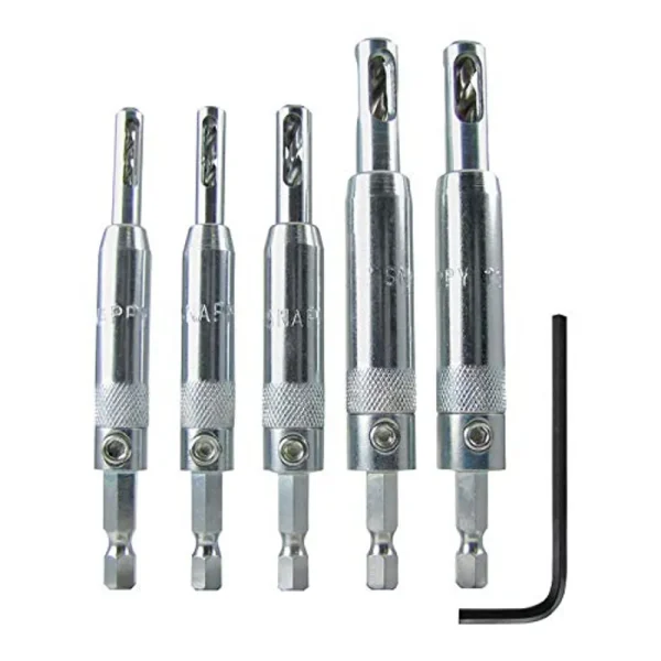 Snappy Tools Hinge Bit Set Hss Hex 5 Pieces (40050)