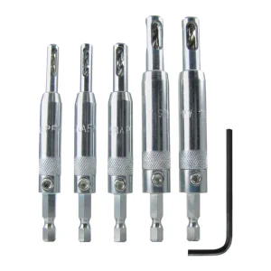 Snappy Tools Hinge Bit Set Hss Hex 5 Pieces (40050) - view 2