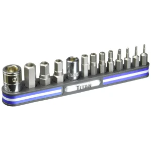 Titan Tools 13 pc. Tamper Resistant Metric Hex Bit Socket Set (16136)