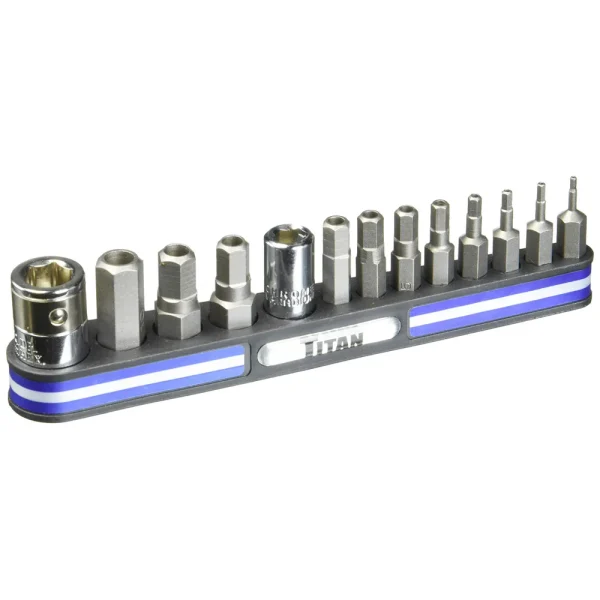Titan Tools 13 pc. Tamper Resistant Metric Hex Bit Socket Set (16136)