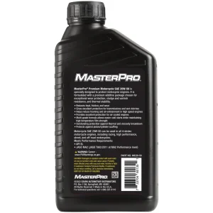 MasterPro Conventional Motorcycle Motor Oil 20W-50 1 Quart – MC20-50 - view 2