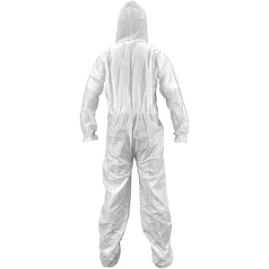 SAS Safety 6974 Breathable SMS Hooded and Booted Coveralls – X-Large - view 2