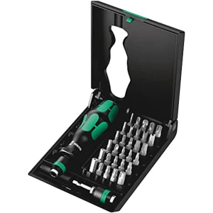 Wera Kraftform 71 Kompakt Security Bit Set – 32-Piece, Hexagon 1/4″ (05057111001)