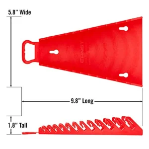 Ernst Red 12-Tool Gripper Reverse Wrench Organizer (5115) - view 2
