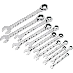 Titan Tools 17355 12-Piece Metric Ratcheting Combination Wrenches