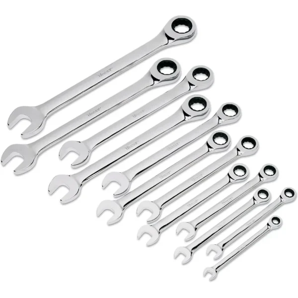 Titan Tools 17355 12-Piece Metric Ratcheting Combination Wrenches