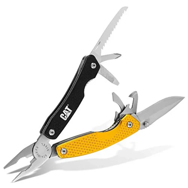 Caterpillar 980027 11-in-1 Multi Tool Stainless Steel Tools Aluminum Handles