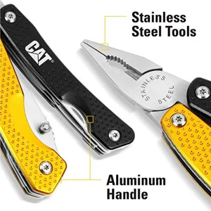 Caterpillar 980027 11-in-1 Multi Tool Stainless Steel Tools Aluminum Handles - view 4