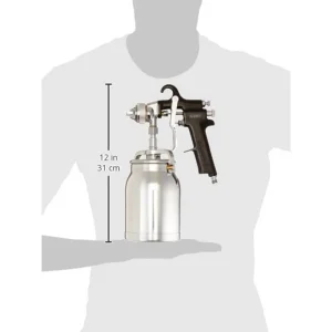 Astro Pneumatic Spray Gun with Cup, 1.8mm Nozzle (AS8S) - view 3