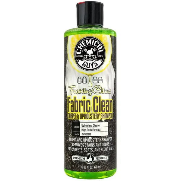 Chemical Guys 16oz Foaming Citrus Carpet/Upholstery Shampoo (CWS20316)