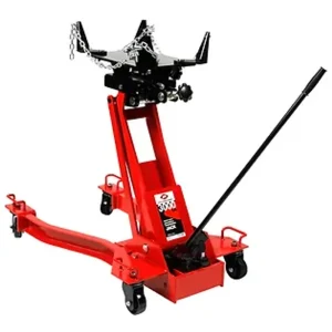 American Forge & Foundry Low Profile 3000 Lb Transmission Jack, 4-Way Tilting Head, High Stability (3179A)