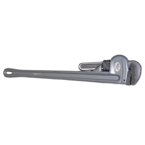 K Tool 49124 Aluminum Pipe Wrench, 24″ Long, Lightweight, with Hardened Jaws, Nuts and Teeth