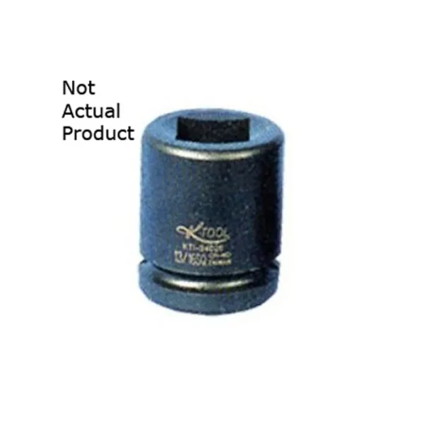 K Tool 35028 Impact Budd Wheel Socket, 1″ Drive, 13/16″ Square and 1-1/2″ Hex, Deep